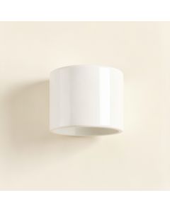 Linden Brook Wall Sconce Mounted On A Plain Wall - White (synthetic illustration; no displayed measurements)