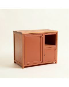 Cliff Bend Freestanding Laundry Folding Counter - Terracotta (synthetic illustration; no displayed measurements)