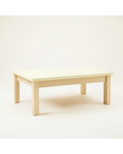 Wren Arc Coffee Table - Cream (synthetic illustration; no displayed measurements)