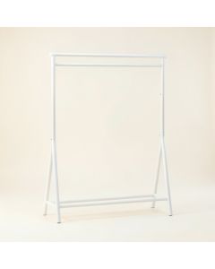 Meadow Brook Empty Garment Rack - White (synthetic illustration; no displayed measurements)