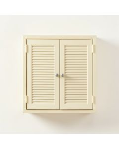 Shore Brook Wall-Mounted Laundry Cabinet - Cream (synthetic illustration; no displayed measurements)