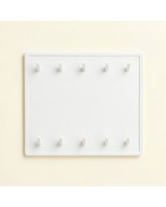 Ash Arc Empty Wall-Mounted Tool Organizer Panel (synthetic illustration; no displayed measurements)