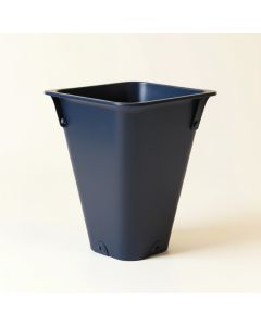 Cliff Canyon Empty Railing Planter With Integral Brackets - Navy (synthetic illustration; no displayed measurements)