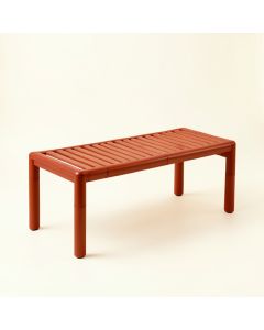 Fern Falls Indoor Bench - Terracotta (synthetic illustration; no displayed measurements)