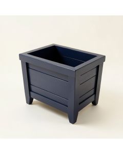 Brook Canyon Empty Raised Planter - Navy (synthetic illustration; no displayed measurements)
