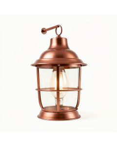 Earlham Aged Copper 3 -Bulb 24 '' H Outdoor Hanging Lantern (synthetic illustration; no displayed measurements)