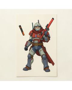 Star Wars - Unleashed Paper Print (synthetic illustration; no displayed measurements)