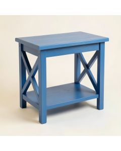 Alder Branch Side Table - Blue (synthetic illustration; no displayed measurements)