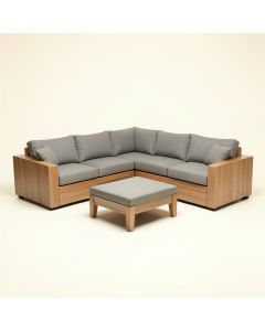 Matthew 121 '' Wide Reversible Modular Corner Sectional With Ottoman (synthetic illustration; no displayed measurements)