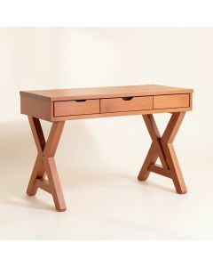 Oak Dell Writing Desk - Terracotta (synthetic illustration; no displayed measurements)