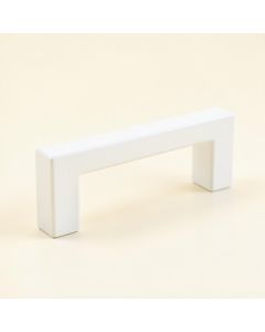 Pine Bend Cabinet Handle Without Packaging - White (synthetic illustration; no displayed measurements)