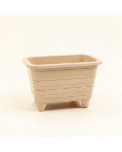 Meadow Bridge Empty Raised Planter - Beige (synthetic illustration; no displayed measurements)