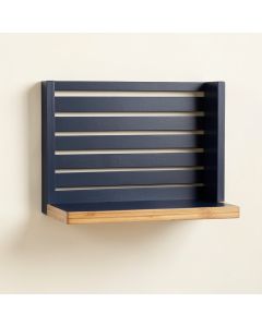 Vale Canyon Wall-Mounted Entryway Organizer Shelf - Navy (synthetic illustration; no displayed measurements)