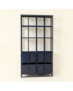 Ash Brook Empty Vertical Garden Frame - Navy (synthetic illustration; no displayed measurements)
