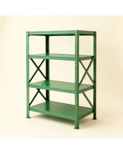 Vale Brook Empty Seed-Starting Shelving Unit Without Lights - Green (synthetic illustration; no displayed measurements)