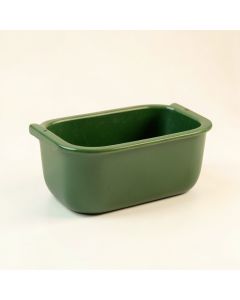 Cliff Bluff Empty Railing Planter With Integral Brackets - Green (synthetic illustration; no displayed measurements)