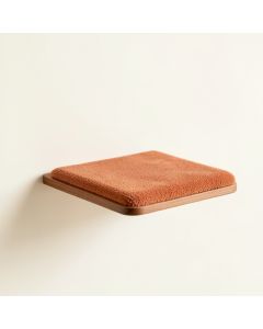 Ash Bend Wall-Mounted Cat Perch - Terracotta (synthetic illustration; no displayed measurements)