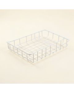 Juniper Crest Empty Under-Desk Cable Tray - White (synthetic illustration; no displayed measurements)