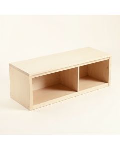 Cove Edge Shoe Storage Bench - Ivory (synthetic illustration; no displayed measurements)