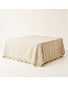 Birch Edge Flat Bed Sheet - Beige (synthetic illustration; no displayed measurements)