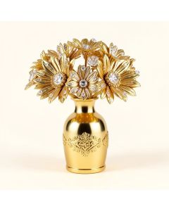Mothers Day Gift - “ Sun Flowers In Vase Ornament ” Dipped (synthetic illustration; no displayed measurements)