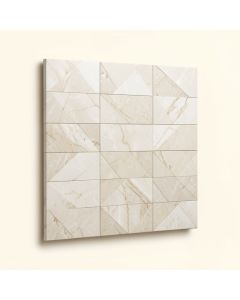 Bianco Dolomite 12 '' X 12 '' Marble Grid Mosaic Wall & Floor Tile (synthetic illustration; no displayed measurements)