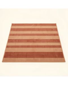 Oak Branch Rectangular Outdoor Rug - Terracotta (synthetic illustration; no displayed measurements)