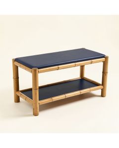 Lake Crossing Indoor Bench - Navy (synthetic illustration; no displayed measurements)