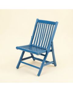 Briar Branch Folding Outdoor Chair - Blue (synthetic illustration; no displayed measurements)