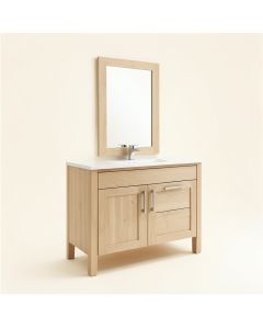 Perillo 47 '' Single Bathroom Vanity Set (synthetic illustration; no displayed measurements)