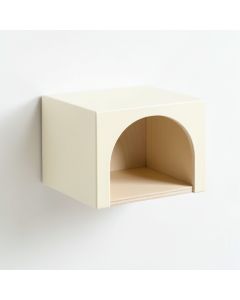 Aspen Branch Wall-Mounted Cat Perch - Cream (synthetic illustration; no displayed measurements)