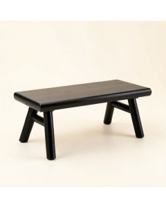 Reed Bluff Indoor Bench - Black (synthetic illustration; no displayed measurements)