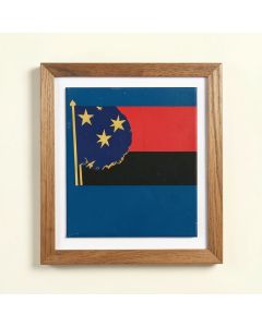 Hawaii State Vintage Flag - Picture Frame Graphic Art Print On Canvas (synthetic illustration; no displayed measurements)