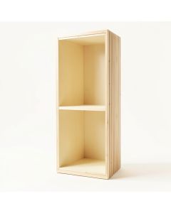 Hazel Dell Narrow Cubby Tower - Cream (synthetic illustration; no displayed measurements)