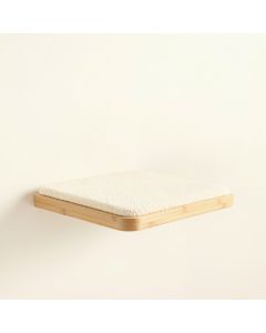 Lake Crest Wall-Mounted Cat Perch - Ivory (synthetic illustration; no displayed measurements)
