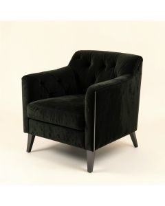 Alfredo 26 '' Wide Tufted Velvet Side Chair (synthetic illustration; no displayed measurements)