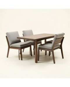 Ellamaria Square 2 - Person 19 '' Long Bistro Set With Cushions (synthetic illustration; no displayed measurements)