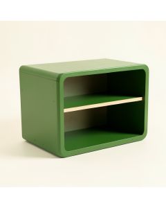 Elm Arc Low Toy Storage Unit - Green (synthetic illustration; no displayed measurements)