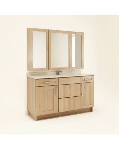 Binne 60 '' Double Bathroom Vanity Set (synthetic illustration; no displayed measurements)