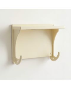 Oak Bluff Wall-Mounted Entryway Organizer Shelf - Cream (synthetic illustration; no displayed measurements)
