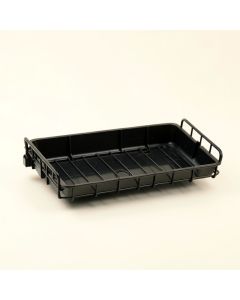 Slate Branch Empty Under-Desk Cable Tray - Black (synthetic illustration; no displayed measurements)