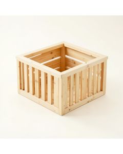 Meadow Dell Empty Furniture-Style Litter Enclosure - Ivory (synthetic illustration; no displayed measurements)