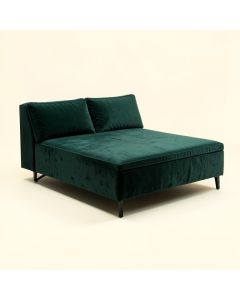 43.3 '' Velvet Armless Sofa Bed (synthetic illustration; no displayed measurements)