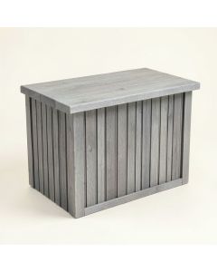 Oak Bridge Closed Outdoor Storage Box - Gray (synthetic illustration; no displayed measurements)
