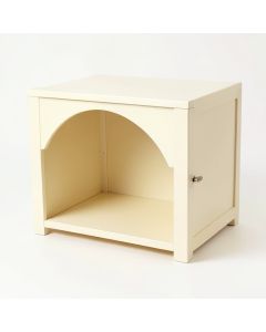 Cove Branch Empty Furniture-Style Litter Enclosure - Cream (synthetic illustration; no displayed measurements)