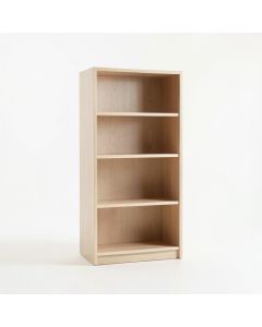 Clay Bridge Freestanding Bookcase - Beige (synthetic illustration; no displayed measurements)