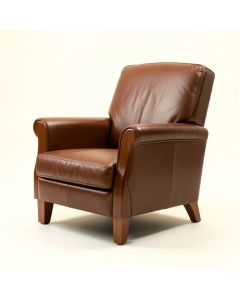 Calanthe 34 '' Wide Genuine Leather Club Chair (synthetic illustration; no displayed measurements)