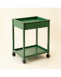 Cove Crest Empty Rolling Workshop Cart - Green (synthetic illustration; no displayed measurements)
