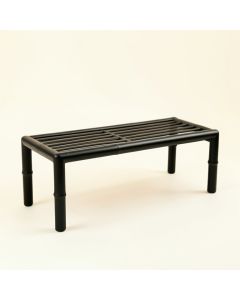 Fern Canyon Indoor Bench - Black (synthetic illustration; no displayed measurements)