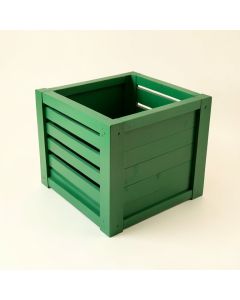 Field Dell Empty Furniture-Style Litter Enclosure - Green (synthetic illustration; no displayed measurements)